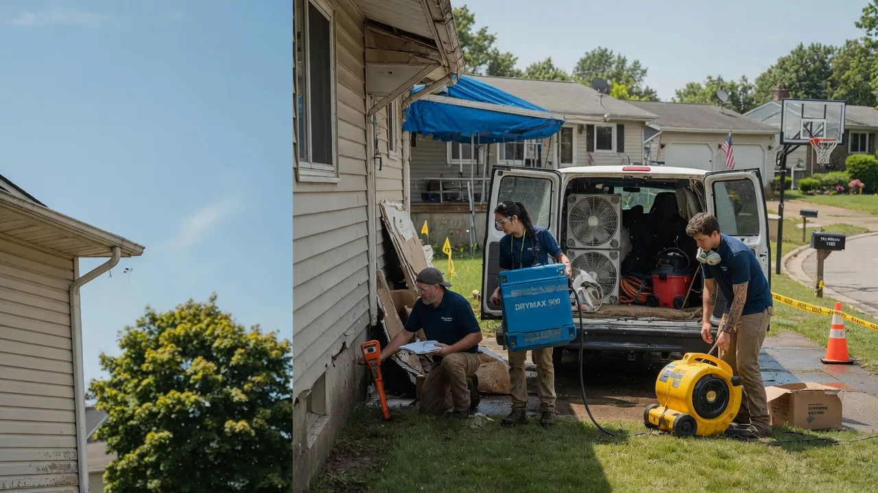 Ceiling Leak Cleanup in Elma, NY near me